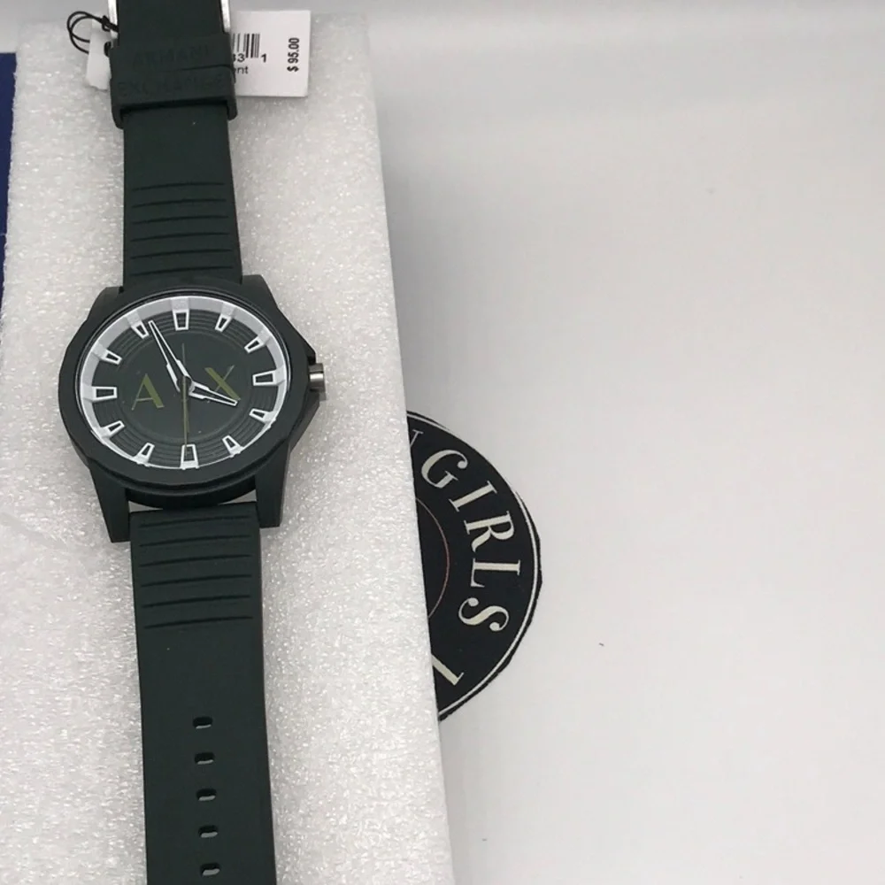 ARMANI EXCHANGE A/X  Dark Green Quartz Analog Watch NWT